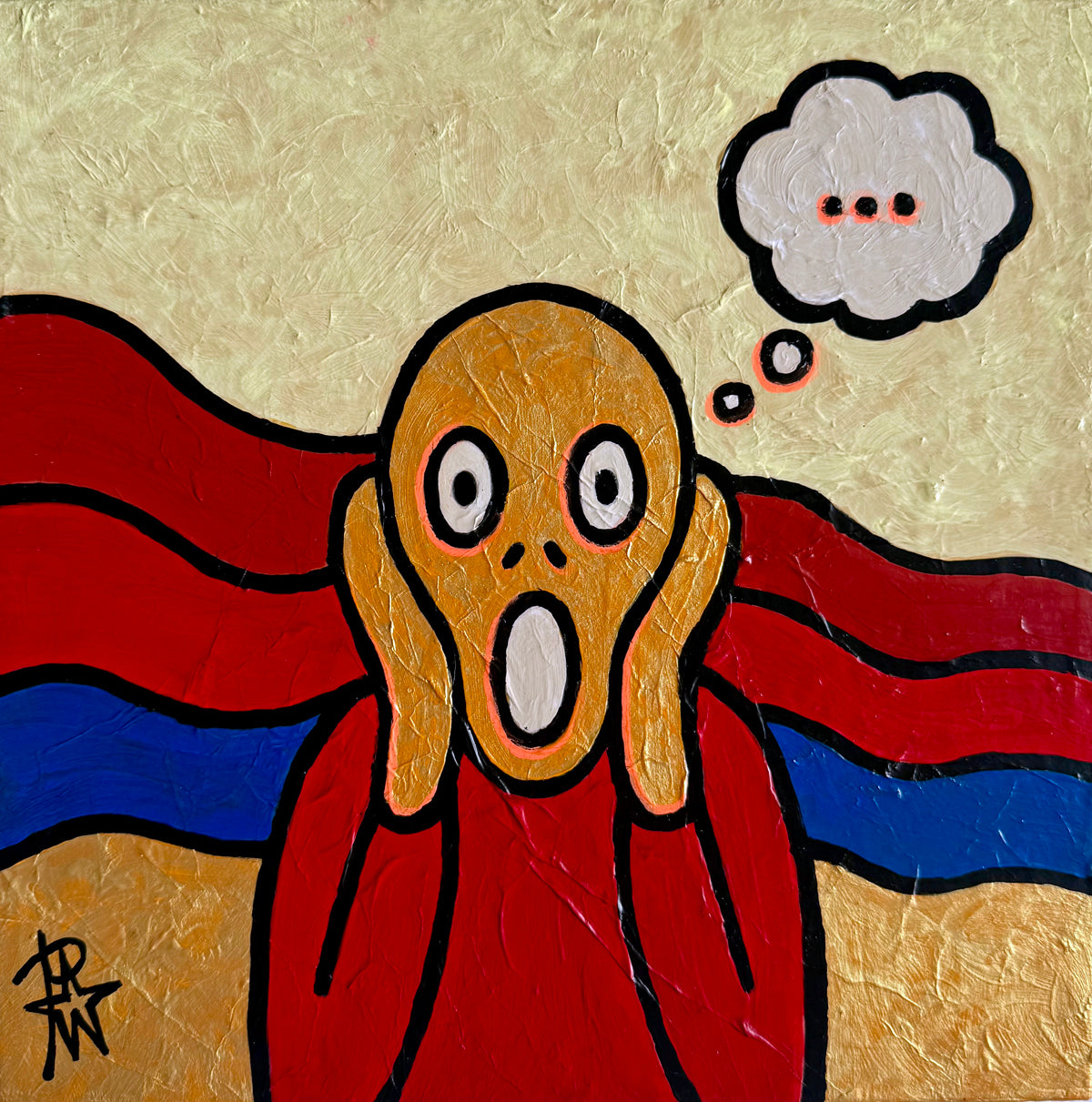 L'OUBLI (2025) by Audrey Néron, 10 × 10 in Pop Relic artwork.